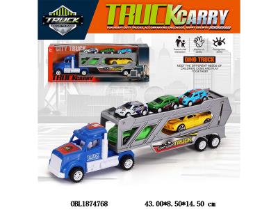 惯性美式拖头车 载5只滑行车_OBL1874768