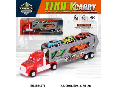 惯性美式拖头车 载5只滑行车_OBL1874771