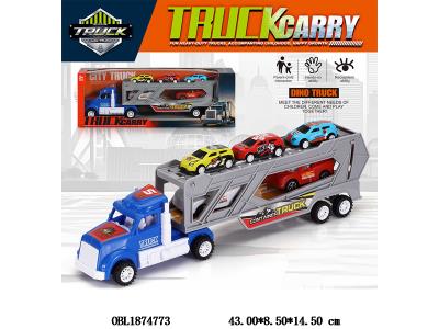 惯性美式拖头车 载5只滑行车_OBL1874773