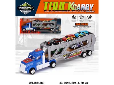 惯性美式拖头车 载5只滑行车_OBL1874780