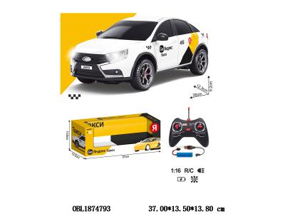 俄文1:12遥控车带灯光配USB线 车身3.7V锂电池包电 遥控器2*AA不包电 27频率_OBL1874793