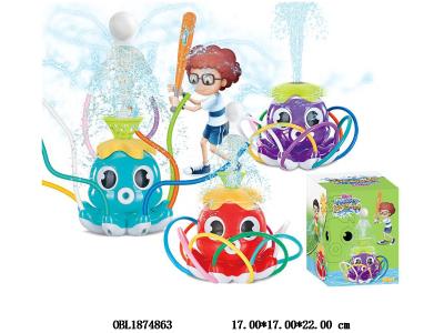 戏水八爪鱼带棒球_OBL1874863