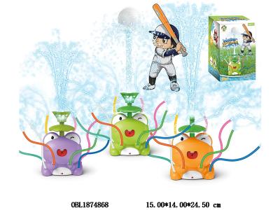 戏水青蛙带棒球_OBL1874868