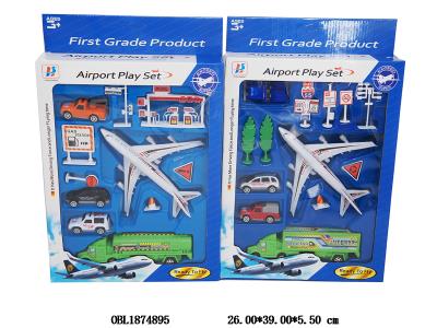 回力飞机套装 滑行车 2款混装_OBL1874895