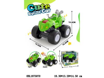 滑行大脚怪沙滩摩托车带灯光音乐 3*AG13包电_OBL1875070