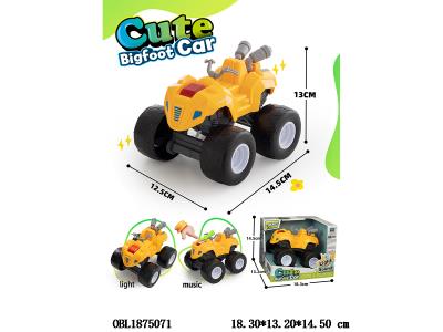 滑行大脚怪沙滩摩托车带灯光音乐 3*AG13包电_OBL1875071