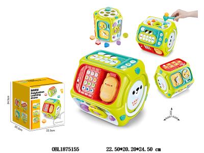 益智早教八面鼓带灯光音乐 3*AA不包电_OBL1875155