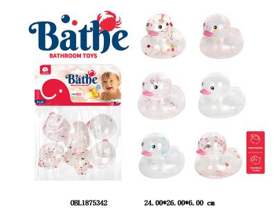 6只装搪胶透明鸭子_OBL1875342