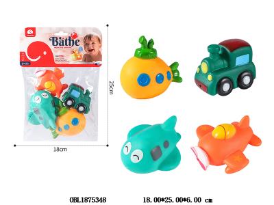 4只装搪胶交通工具_OBL1875348