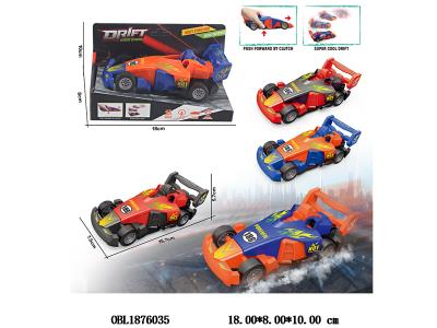 惯性高速漂移方程车 4色混装_OBL1876035