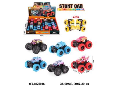 双惯性越野车 6款3色混装 12只装一展示盒_OBL1876046