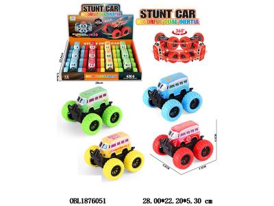 双惯性越野巴士 4色混装 12只装一展示盒_OBL1876051