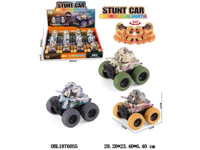 双惯性越野坦克 3色混装 12只装一展示盒_OBL1876055