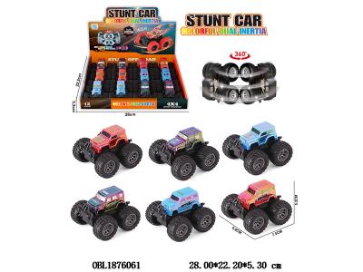 双惯性越野车 2款3色混装 12只装一展示盒_OBL1876061