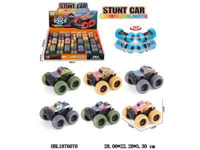 双惯性越野车 2款3色混装 12只装一展示盒_OBL1876070