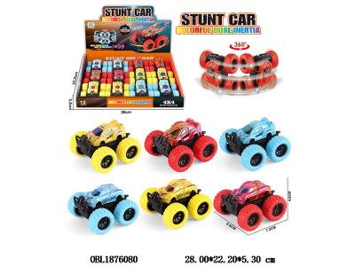 双惯性越野赛车 2款3色混装 12只装一展示盒_OBL1876080