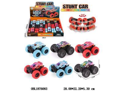 双惯性越野车 2款3色混装 12只装一展示盒_OBL1876083