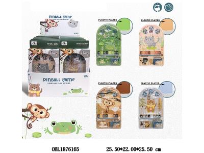 钢珠弹珠盘 4款混装 24小盒装一展示盒_OBL1876165