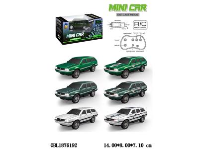 迷你遥控合金车配USB线 车身3.7V锂电池包电 遥控器CR2032包电_OBL1876192