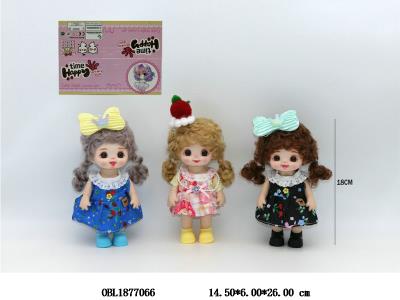 7寸实身活动关节仿真眼芭芘 三款混装_OBL1877066