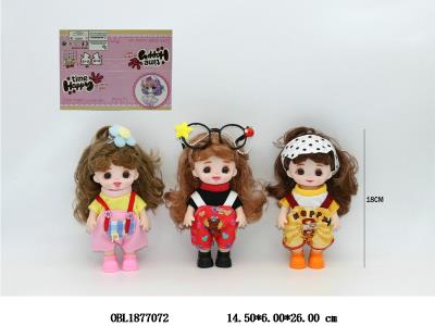 7寸实身活动关节仿真眼芭芘 三款混装_OBL1877072