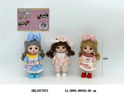 7寸实身活动关节仿真眼芭芘 三款混装_OBL1877073