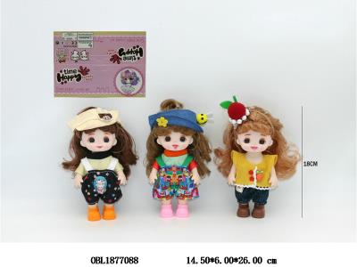 7寸实身活动关节仿真眼芭芘 三款混装_OBL1877088