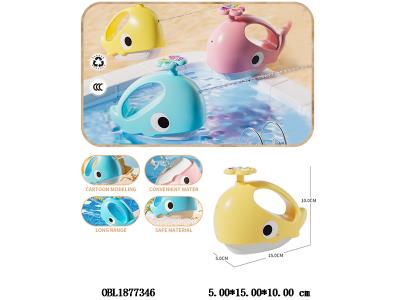 鲸鱼喷水器 3色混装_OBL1877346