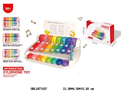 彩色八音敲琴 2色混装_OBL1877437