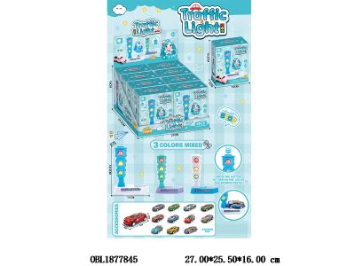 滑行车 配红绿灯带灯光音乐 3*AG13包电 车子随机 红绿灯3色混装 8小盒装一展示盒_OBL1877845