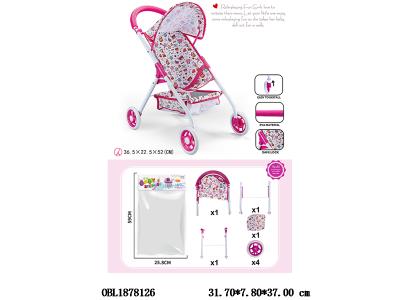 公仔自装EVA轮铁制推车_OBL1878126