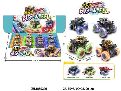 惯性骨架车 2款4色混装 12只装一展示盒_OBL1880320