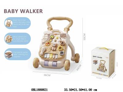 2合1多功能婴儿学步车带音乐 3*AA无包电_OBL1880821