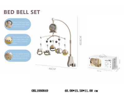 婴儿电动床头铃带灯光音乐 3*AAA无包电_OBL1880849