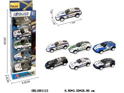 5只装 回力铁皮警车 6款混装_OBL1881113