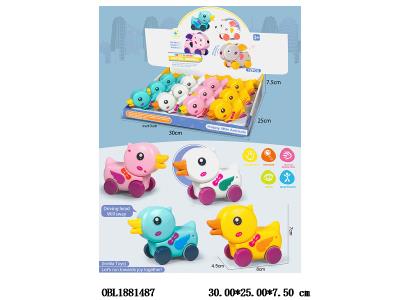 惯性小鸭子车 12只装一展示盒 4色混装_OBL1881487