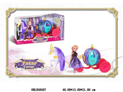 静态马车配6寸实身芭芘 主体衣服1款1色_OBL958507