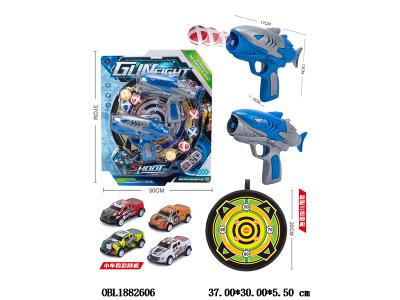 2只装鲨鱼粘粘球枪套装 配1只回力小车_OBL1882606