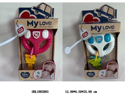 仿真卡通方向盘带音乐 2*AAA包电 蓝色/红色_OBL1882883