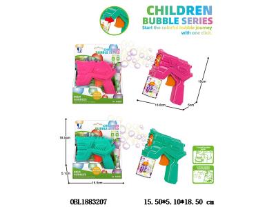 惯性太空型泡泡枪配70ML泡泡水 2色混装_OBL1883207