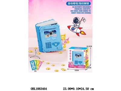 魔法书
卡通存钱罐 带灯光音乐密码
/模拟指纹
/自动开门
 /自动卷钱 3*AA不包电 宇航员_OBL1883464