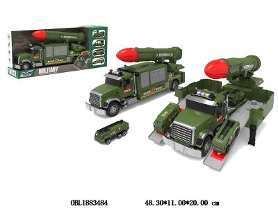 滑行收纳军事车套装 配4只滑行车仔 3*AG13包电_OBL1883484