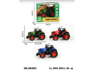 合金回力农夫车 3色混装_OBL1884063