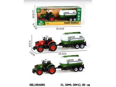 合金回力农夫车拖水罐 2色混装_OBL1884085