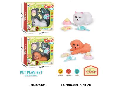 搪胶宠物套装 2款混装_OBL1884126