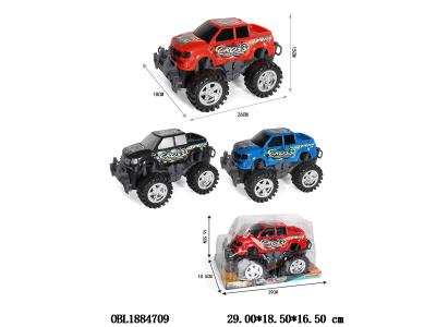 惯性皮卡越野车套装 3色混装_OBL1884709