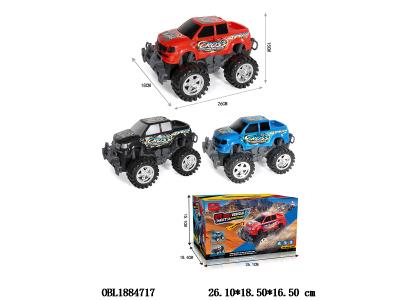 惯性皮卡越野车套装 3色混装_OBL1884717