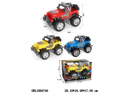 惯性皮卡越野车套装 3色混装_OBL1884746