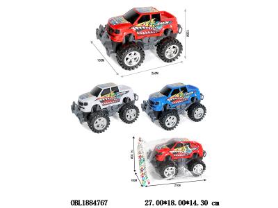 惯性皮卡越野车套装 3色混装_OBL1884767