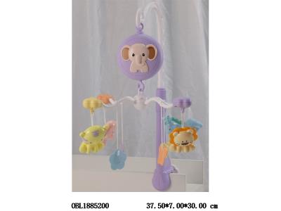 小象遥控床头铃带音乐盒 紫色 3*AAA不包电 遥控器3V CR2025包电_OBL1885200